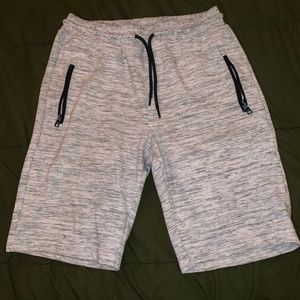 Zipper cloth shorts